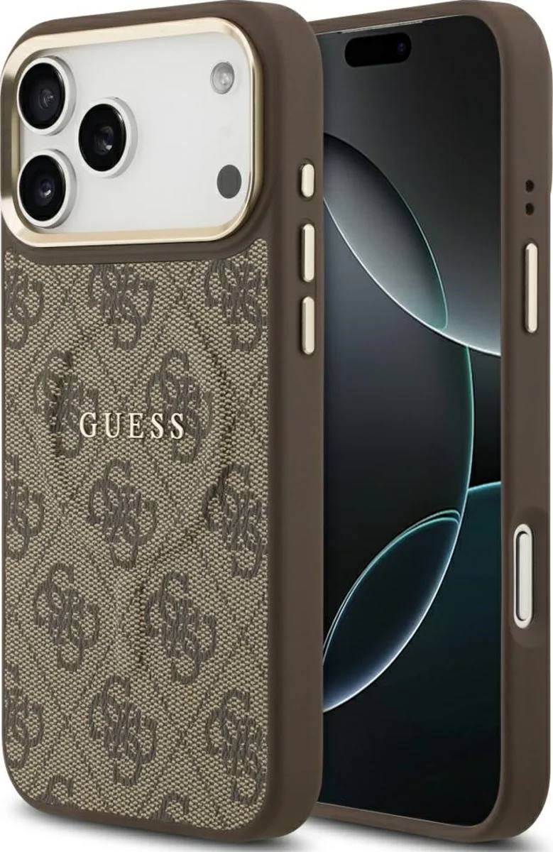 Чехол Guess iPhone 17 Pro Max, MagSafe, Коричневый