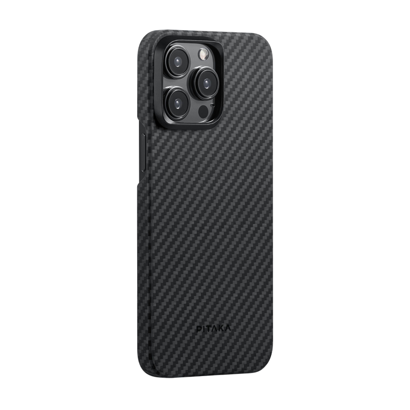 Чехол PITAKA MagEZ 3 для iPhone 15 Pro, Кевлар, Черно-серый