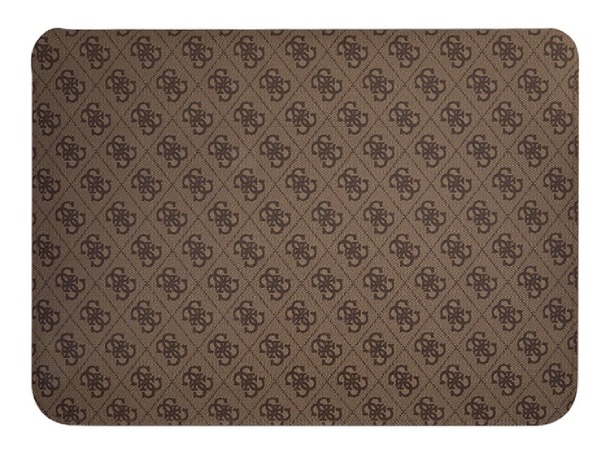 Чехол Guess для MacBook 13"-14" Sleeve 4G with Triangle metal logo, Коричневый