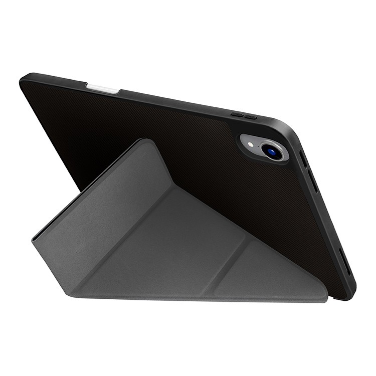 Чехол защитный Uniq Transforma Rigor для iPad 10 (2022) c отсеком для стилуса, Черный
