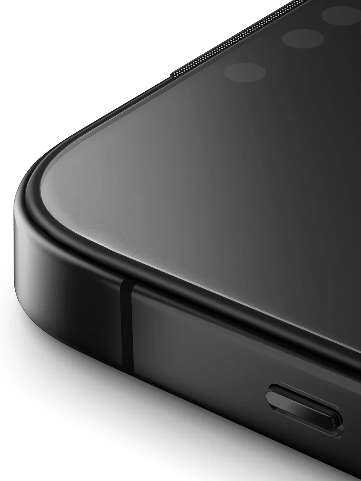 Защитное стекло Uniq для iPhone Air OPTIX Vivid Anti-Dust filter Black (+installer)