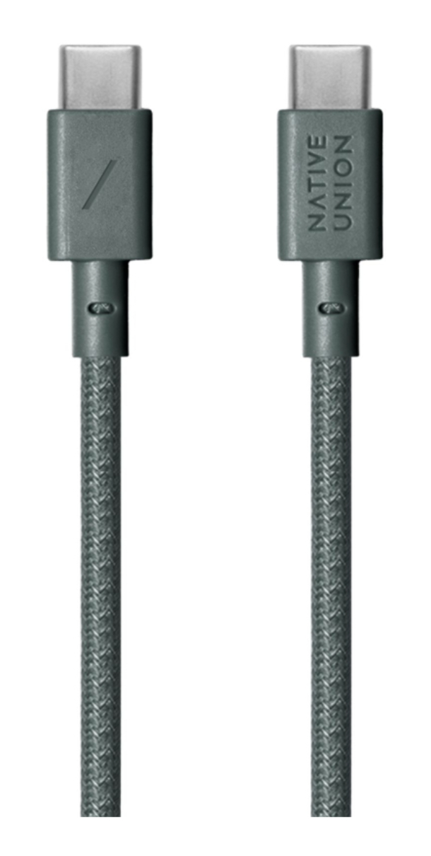 Native Union BELT CABLE, USB-C/USB-C, длина 1,2м., Зелёный