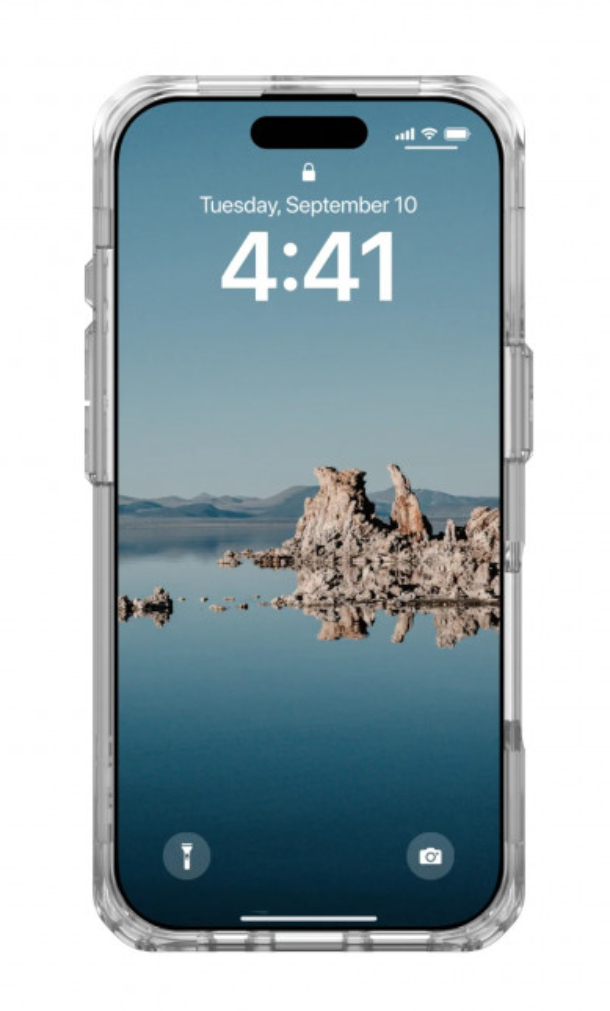 Чехол с поддержкой MAGSAFE Uag Plyo для iPhone 16 Pro, Прозрачный/Белый