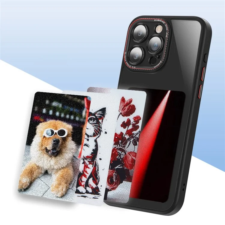 Чехол с цветным экраном Clever Play для iPhone 15 Pro Max, Черный