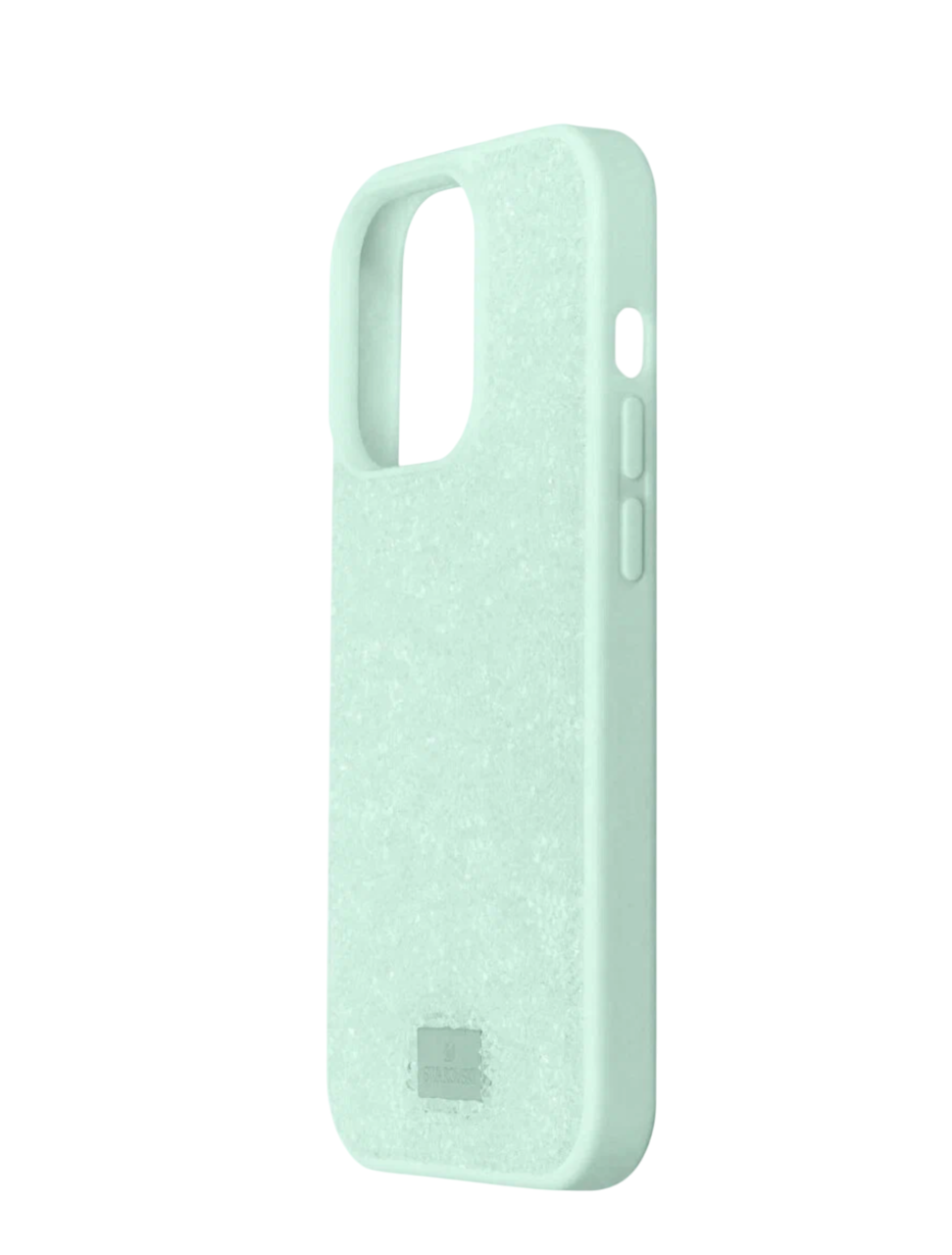 Чехол со стразами Swarovski для iPhone 16 Pro, зеленый