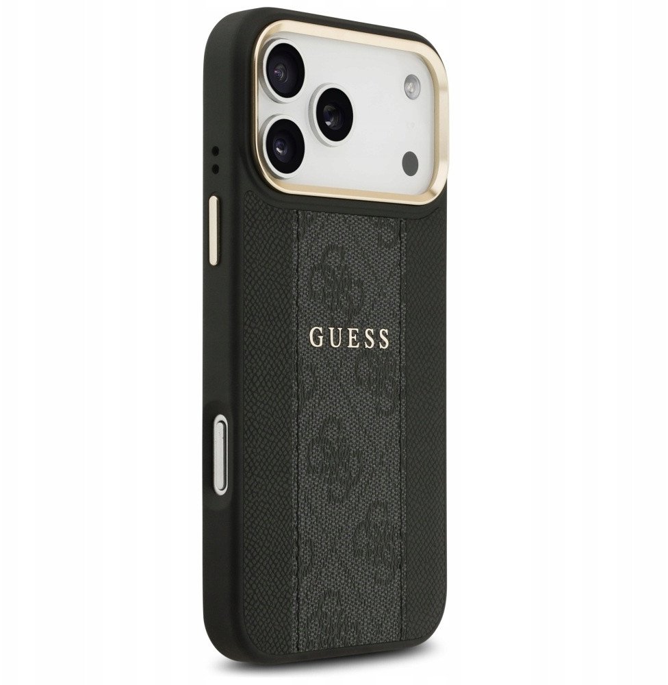 Чехол Guess iPhone 17 Pro Max, MagSafe, Черный