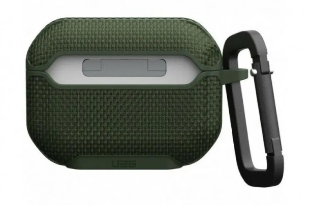 Чехол с карабином Urban Armor Gear (UAG) Metropolis для AirPods Pro / Pro 2, Оливковый