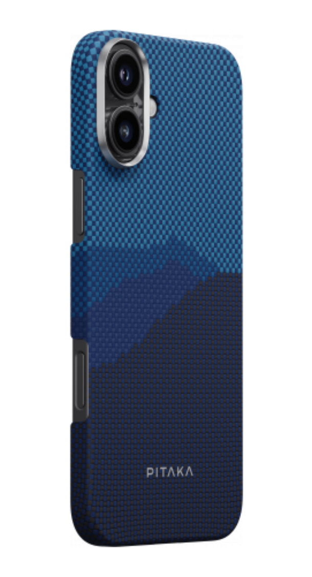 Чехол PITAKA StarPeak Tactile Woven для iPhone 16, Горизонт