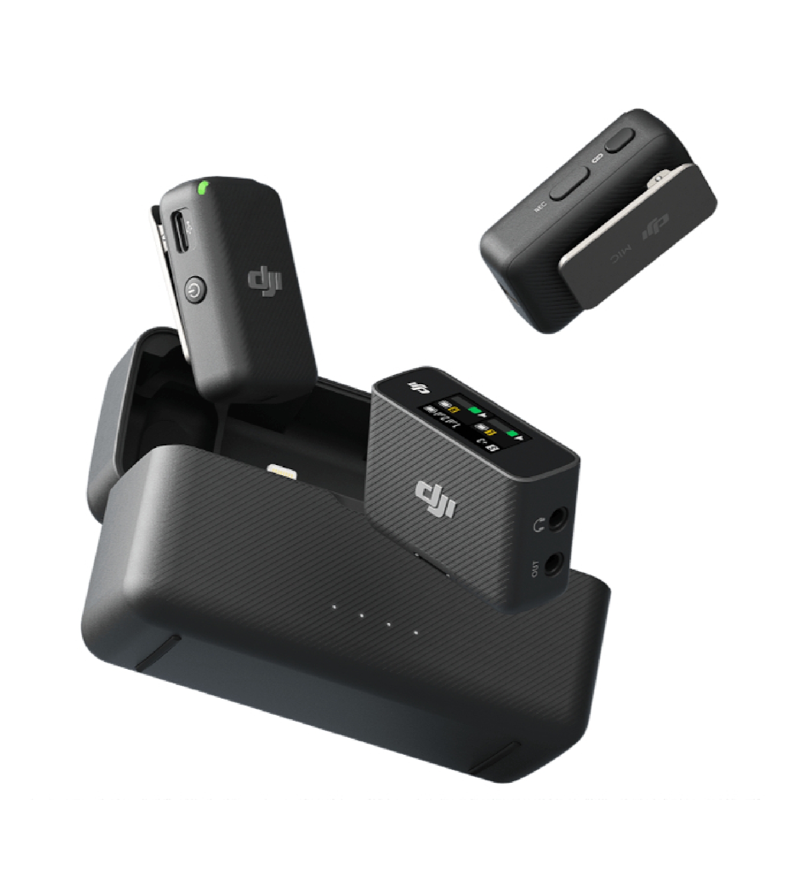 DJI Mic, 2 передатчика и 1 приёмник с зарядным кейсом DJI Mic, 2 передатчика и 1 приёмник с зарядным кейсом