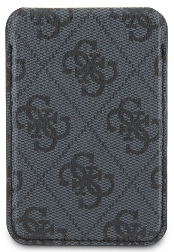 Чехол-бумажник Guess Wallet Cardslot MagSafe PU 4G Script metal logo, Черный