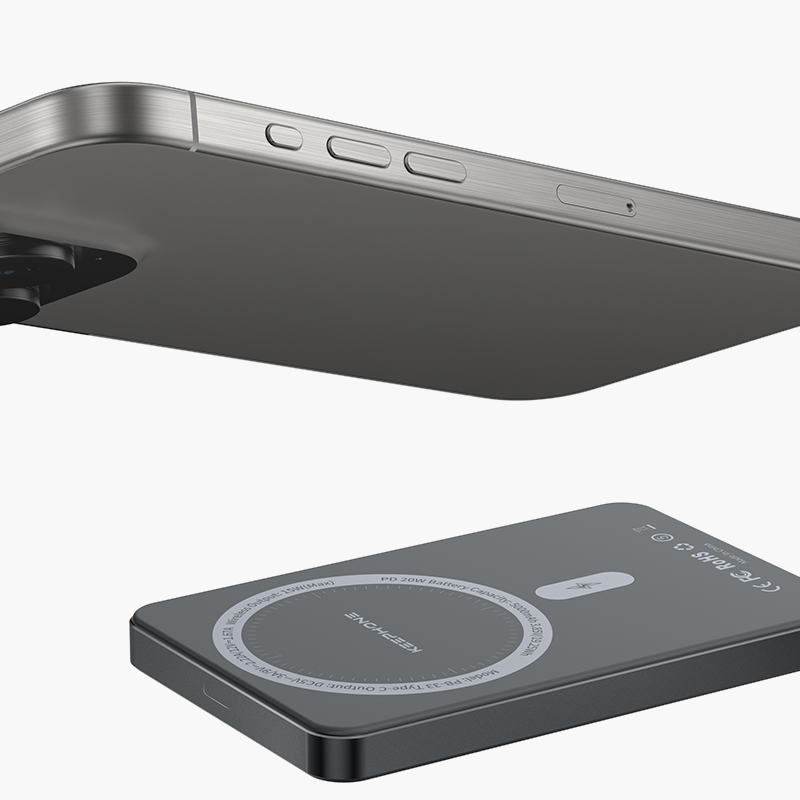 Внешний аккумулятор Keephone Lucci 5000Mah, титан