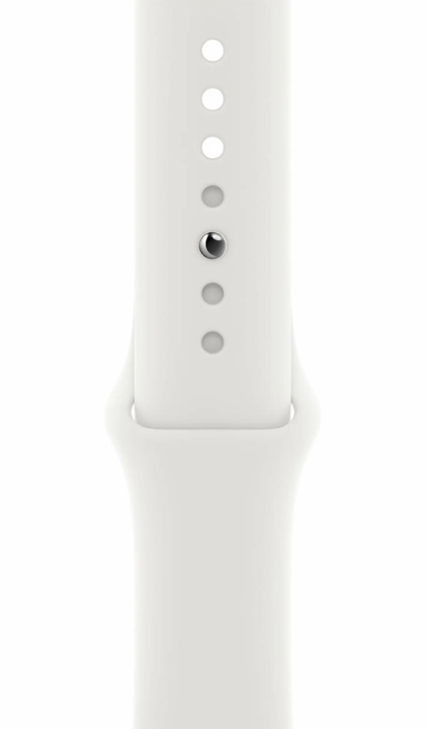 Ремешок спортивный Apple белого цвета, S/M Apple