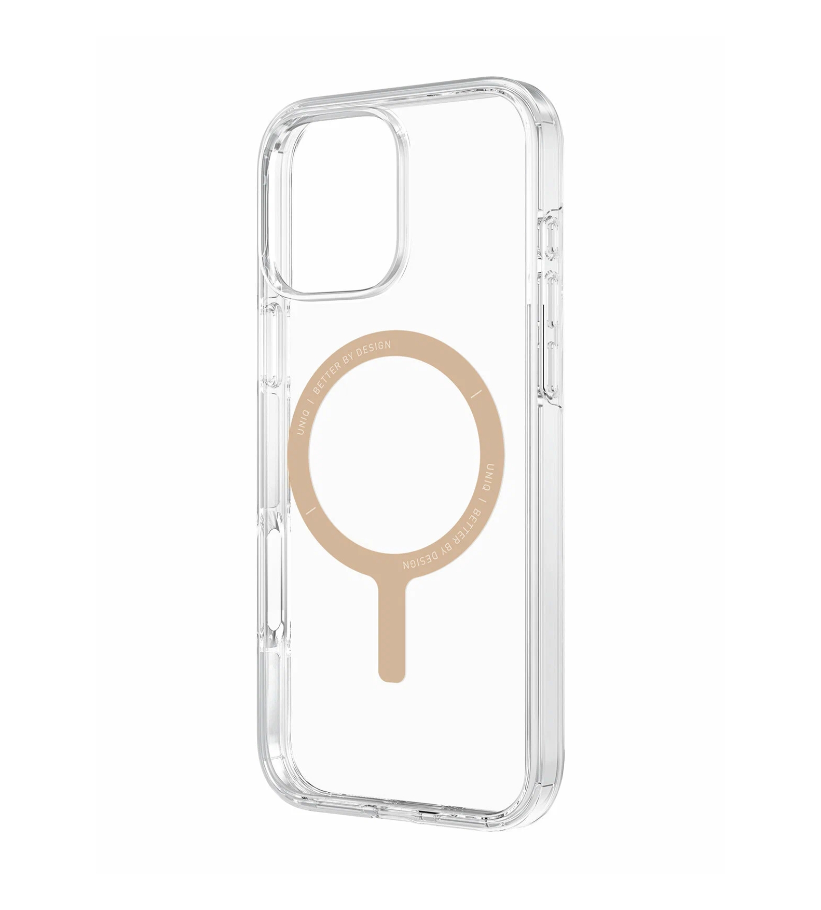 Чехол Uniq Clario Champagne Gold (MagSafe) для iPhone 16 Pro, Золотистый