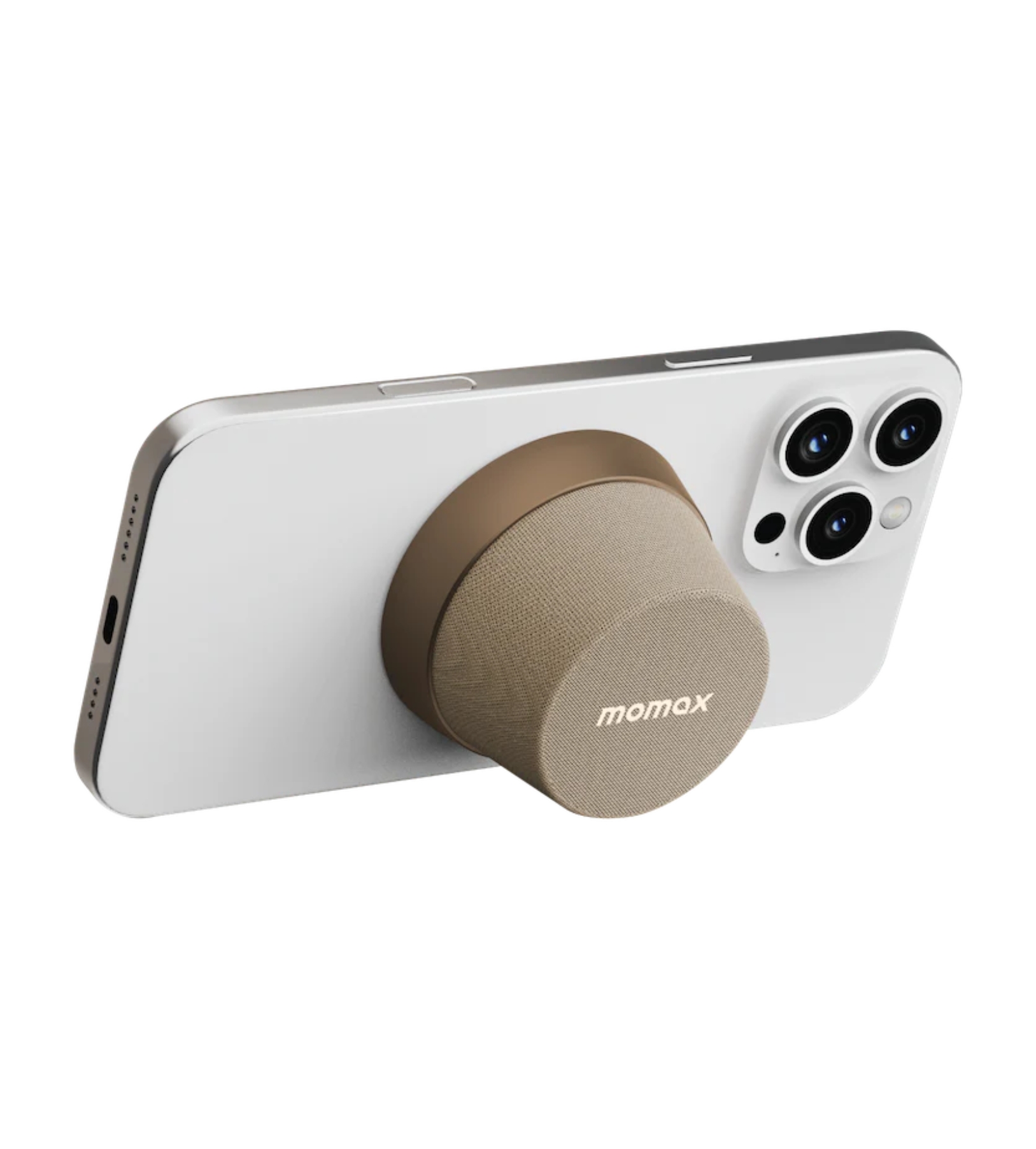 MOMAX 1-Vibe Go Magnetic Wireless Speaker (BS6HKL2) Песчаный