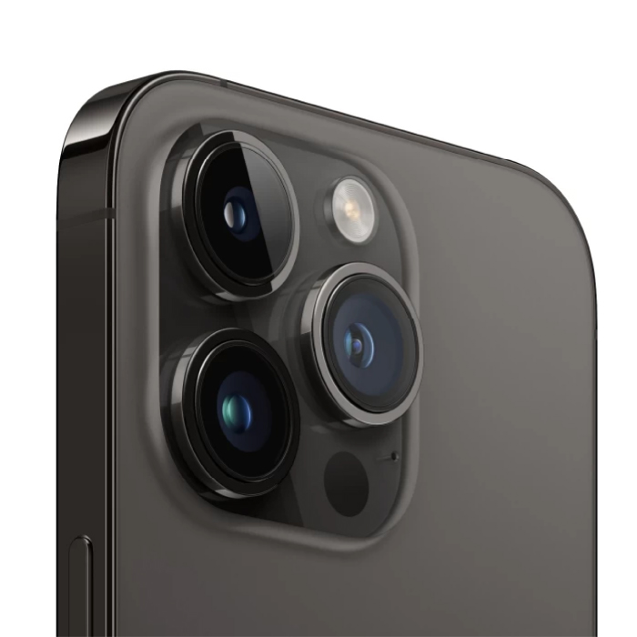 iPhone 14 Pro 512Гб, 1 sim + eSIM, Пятна на камере Х3, 77%, Без коробки, Черный космос - Б/У . . +