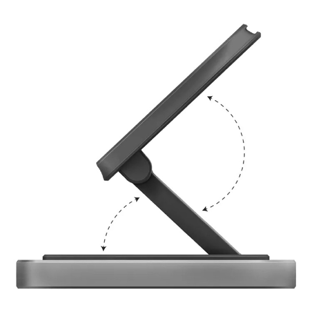 Bazic GoMag Station 3-в-1 с  зарядкой apple watch, 15W, Серый