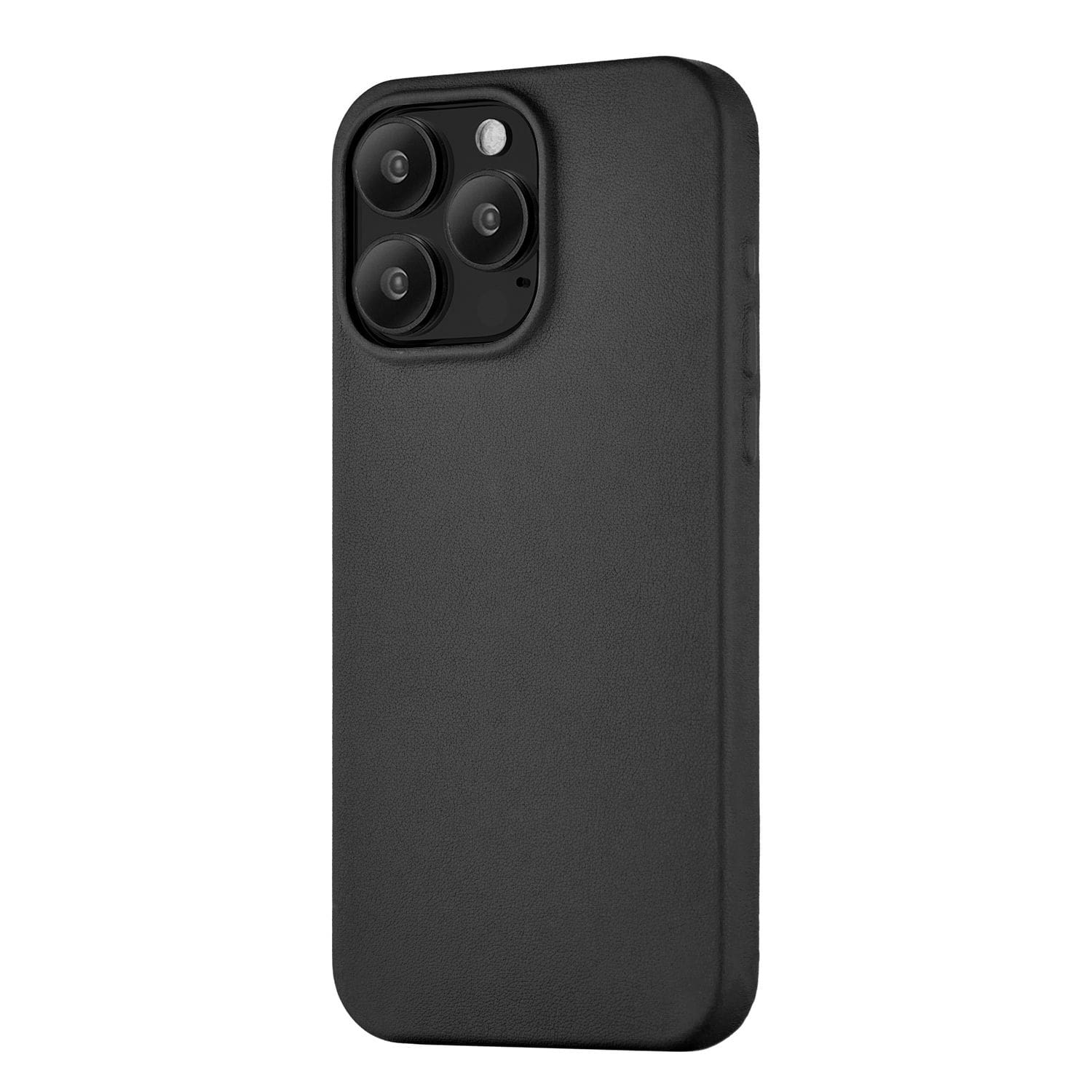 Чехол Ubear натуральная кожа MagSafe для iPhone 15 Pro Max, Черный