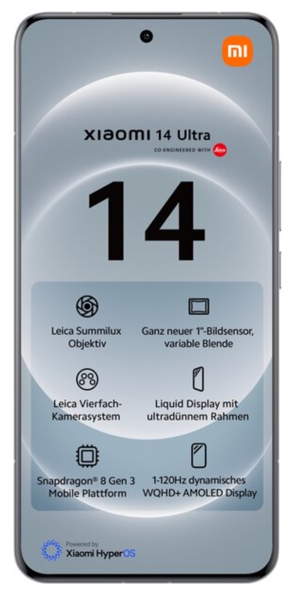 Xiaomi 14 Ultra 16/512Гб, Белый