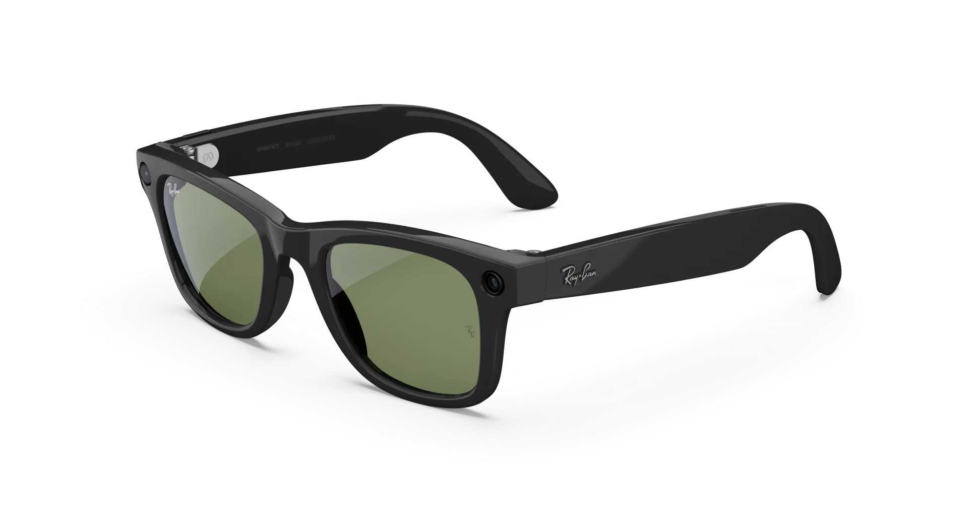 Умные очки Ray Ban Wayfarer (Gen 2) Green Shiny Black G15 (150-50) в Краснодаре