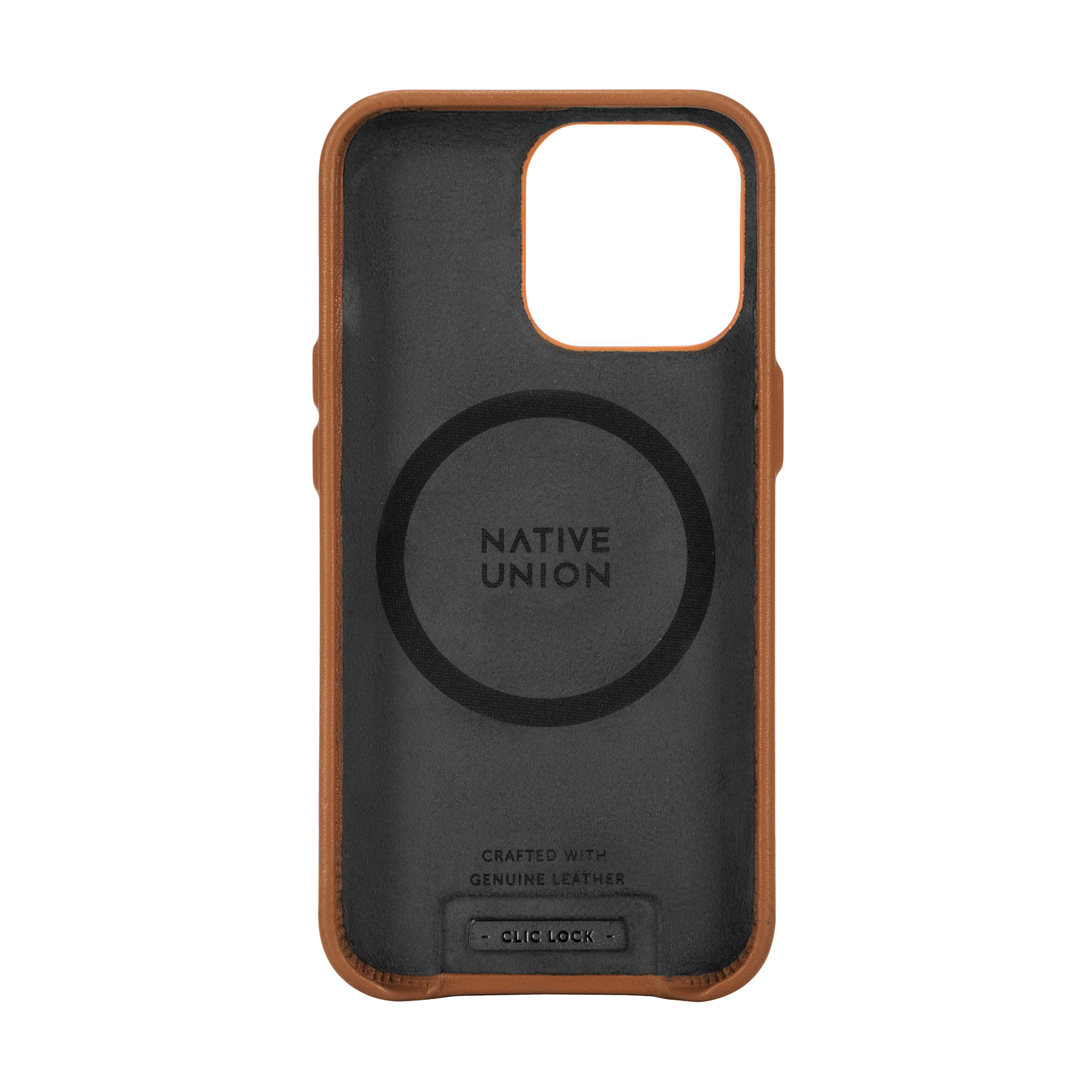 Чехол Native Union Clic Classic MagSafe для iPhone 13 Pro, Коричневый