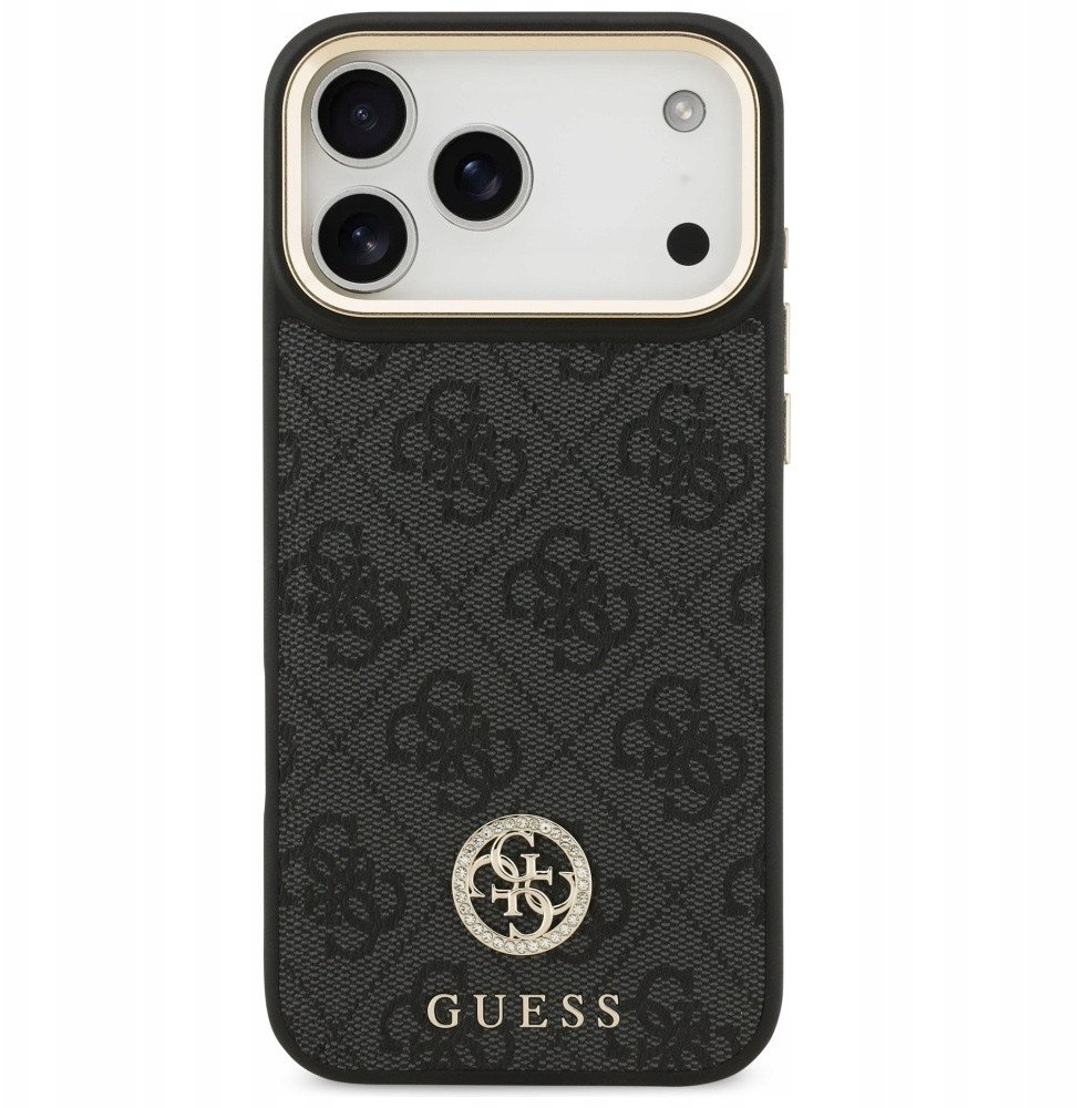 Чехол Guess iPhone 17 Pro Max, MagSafe, Черный