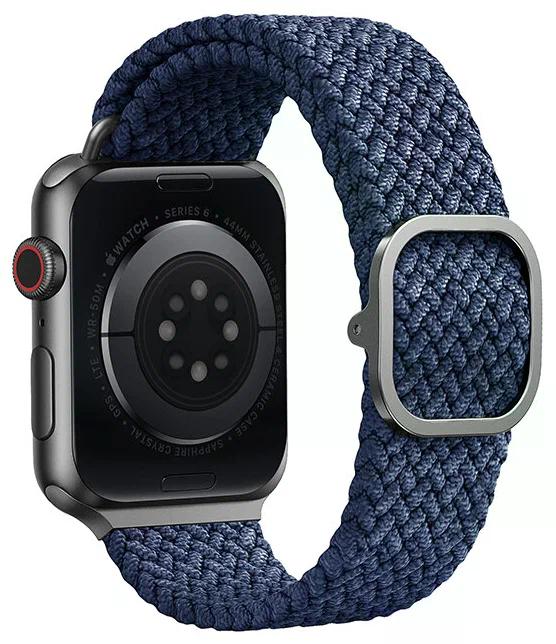 Ремешок Uniq для Apple Watch 42/41/40 мм ASPEN Strap Braided, Голубой