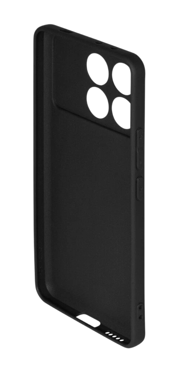 Чехол Silicone Cover для POCO X6 Pro, Чёрный