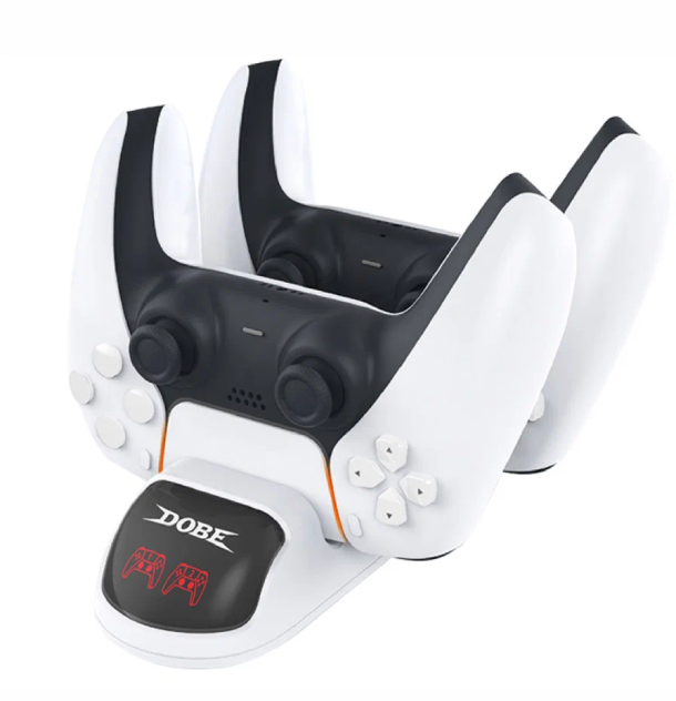 Зарядная станция для Dobe 2-x геймпадов PS5 Dual Sense Charging Dock (TP5-0515B)