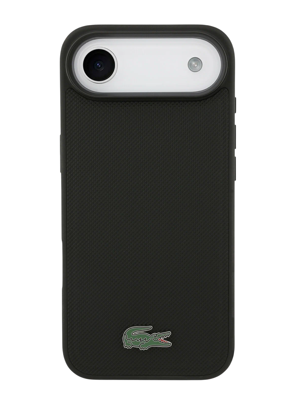Чехол Lacoste iPhone Air PVC Metal Lacquer logo, MagSafe, Черный
