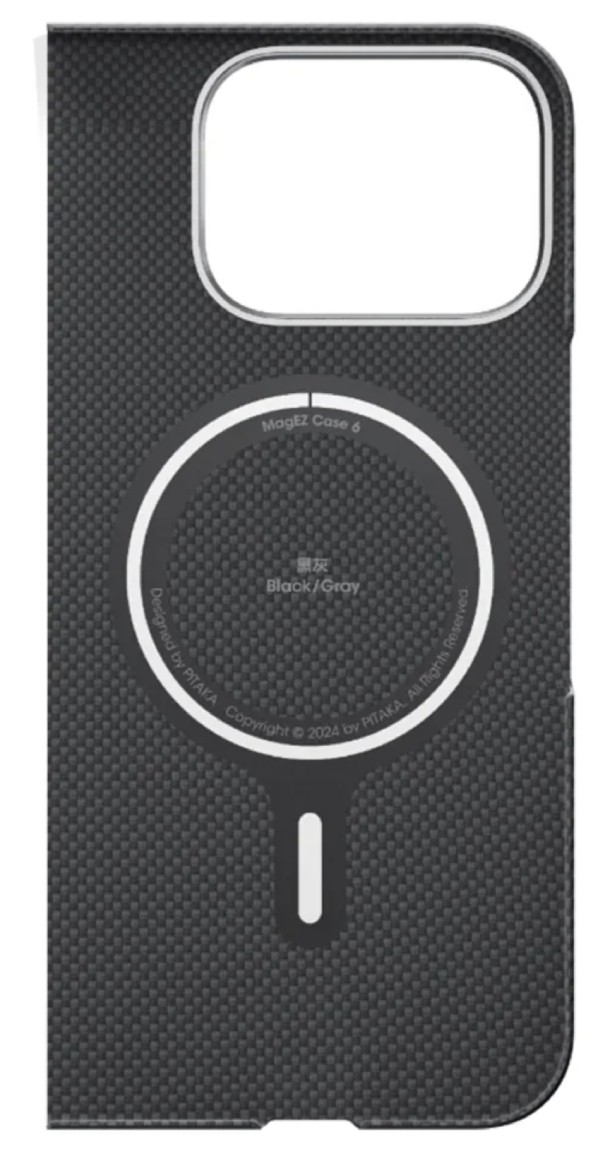 Чехол PITAKA Ultra-Slim для Google Pixel 9 Pro Fold, Черный/Серый