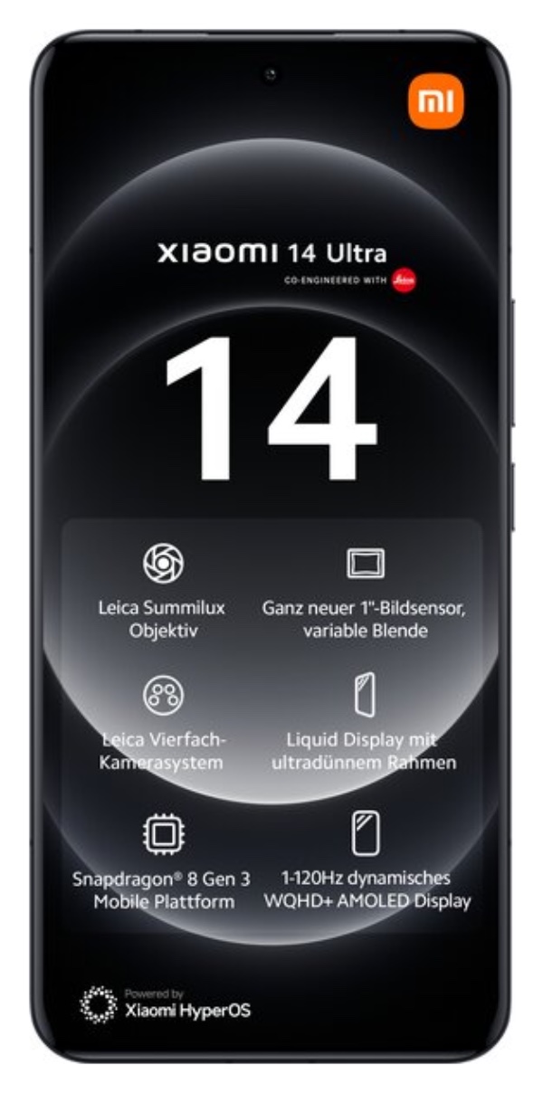 Xiaomi 14 Ultra 16/512Гб, Черный, EU