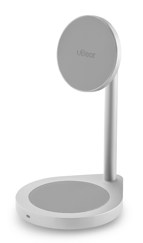 Magnetic wireless charger Stage 2в1, Серый