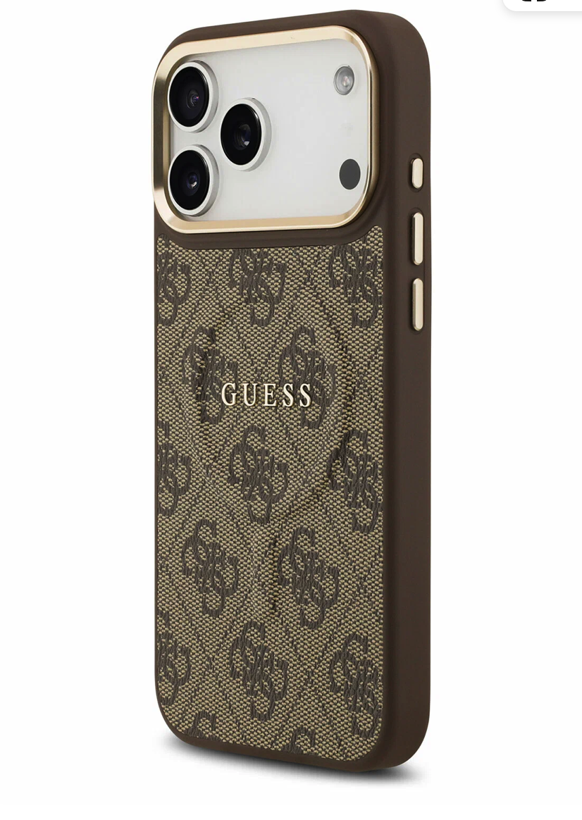 Чехол Guess iPhone 17 Pro Max, MagSafe, Коричневый