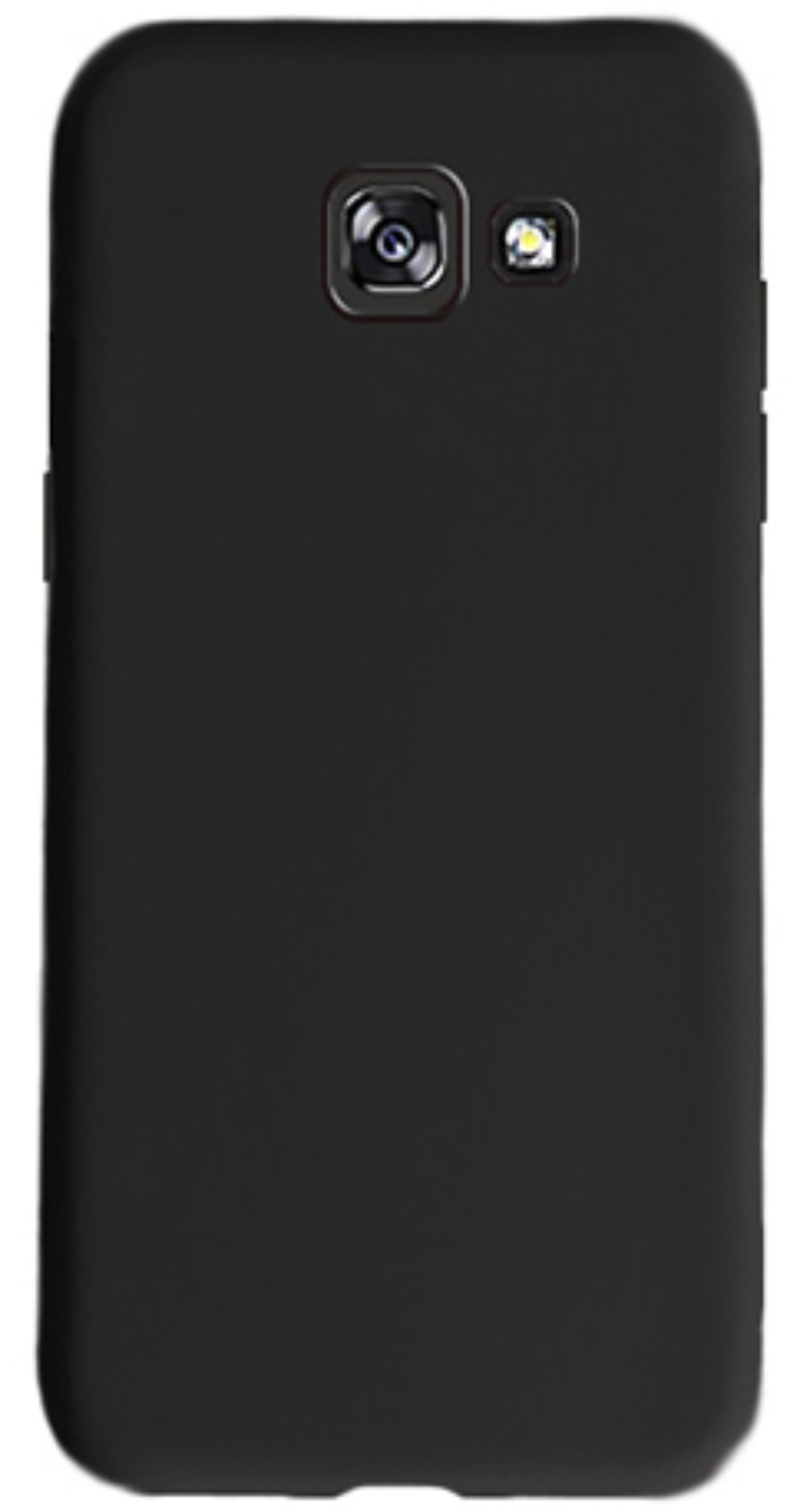 Чехол Силиконовый для Samsung A5 2015, Черный Матовый