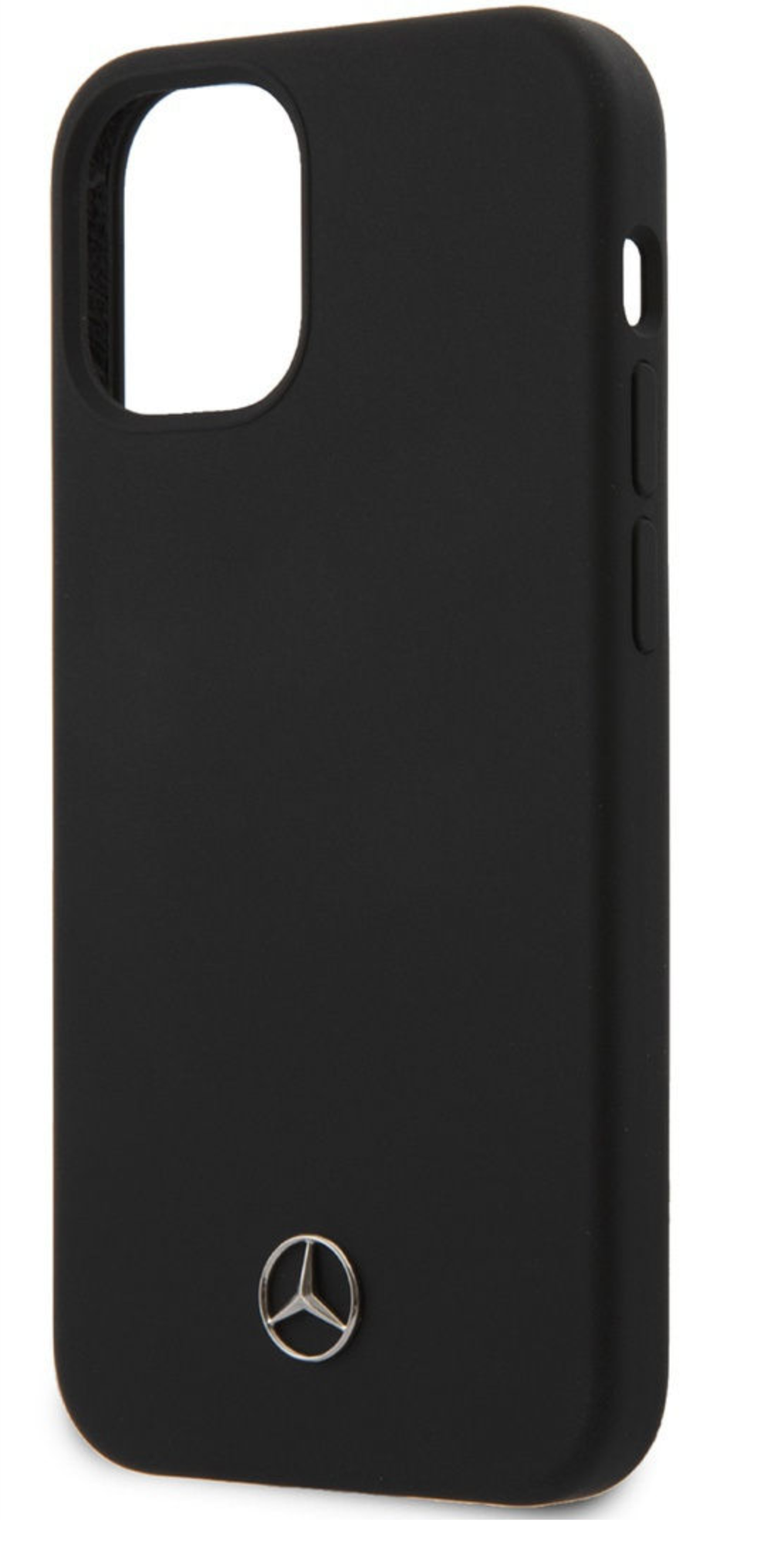 Чехол Mercedes для iPhone 12 mini, Силикон, Черный