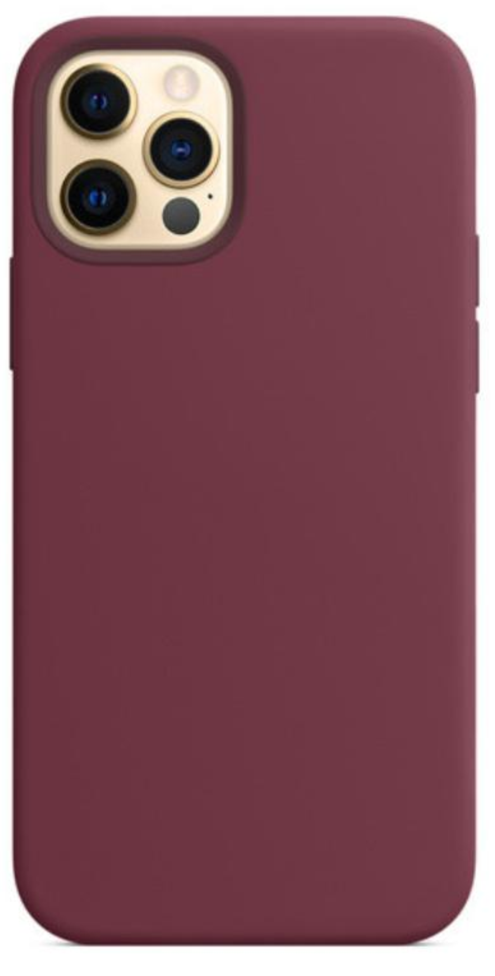 Оригинальный Силиконовый чехол для iPhone 12 Pro Max, Бордовый