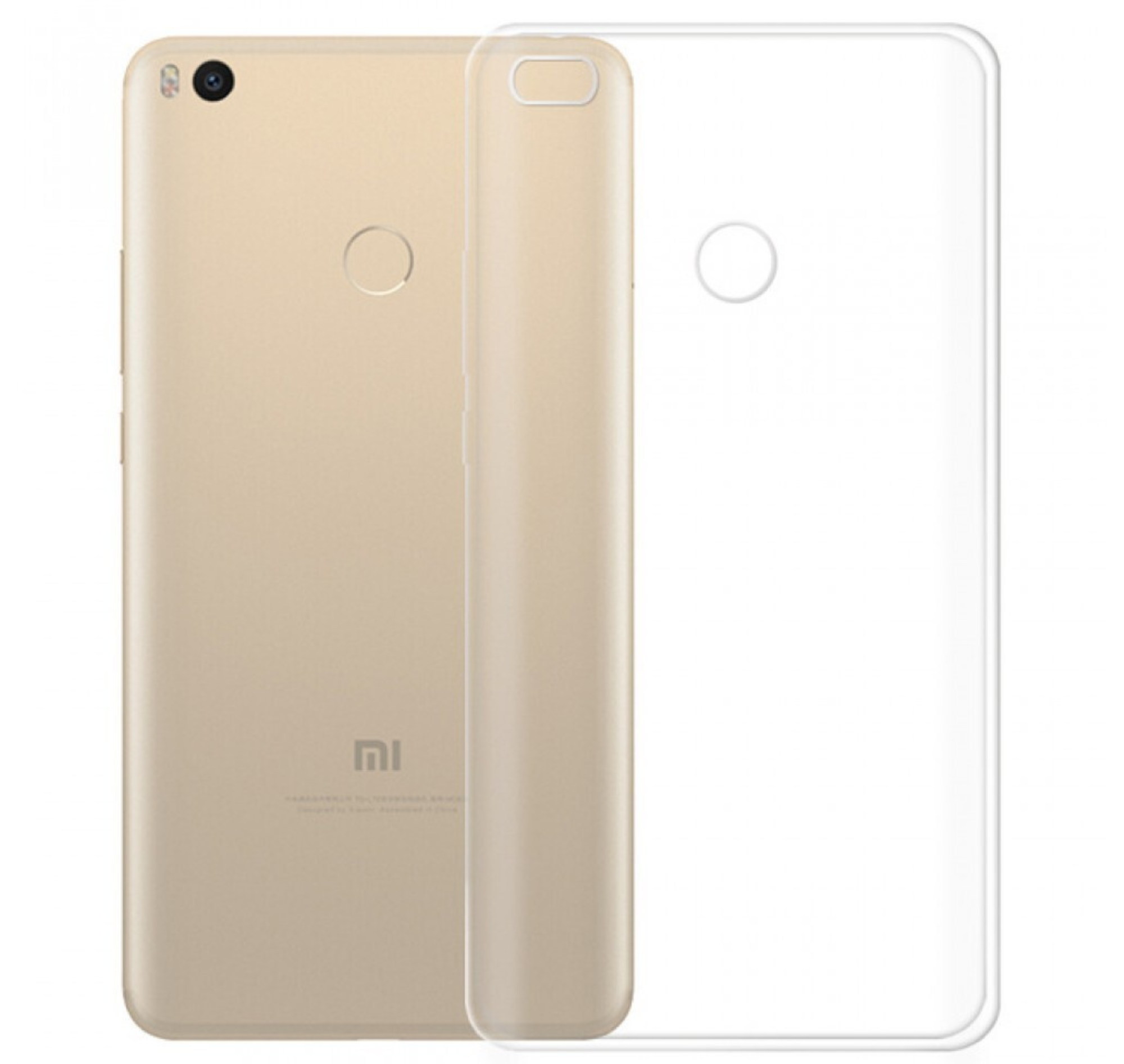 Силиконовый чехол для Xiaomi Mi MAX, Прозрачный