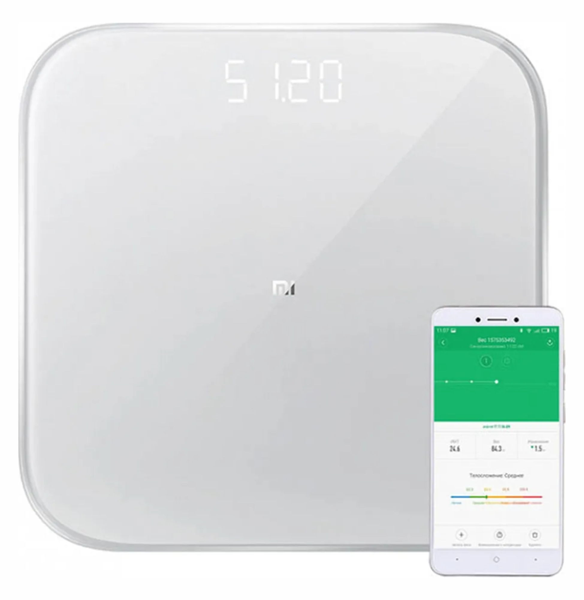 Умные весы Xiaomi Mi Smart Scale 2 в Краснодаре
