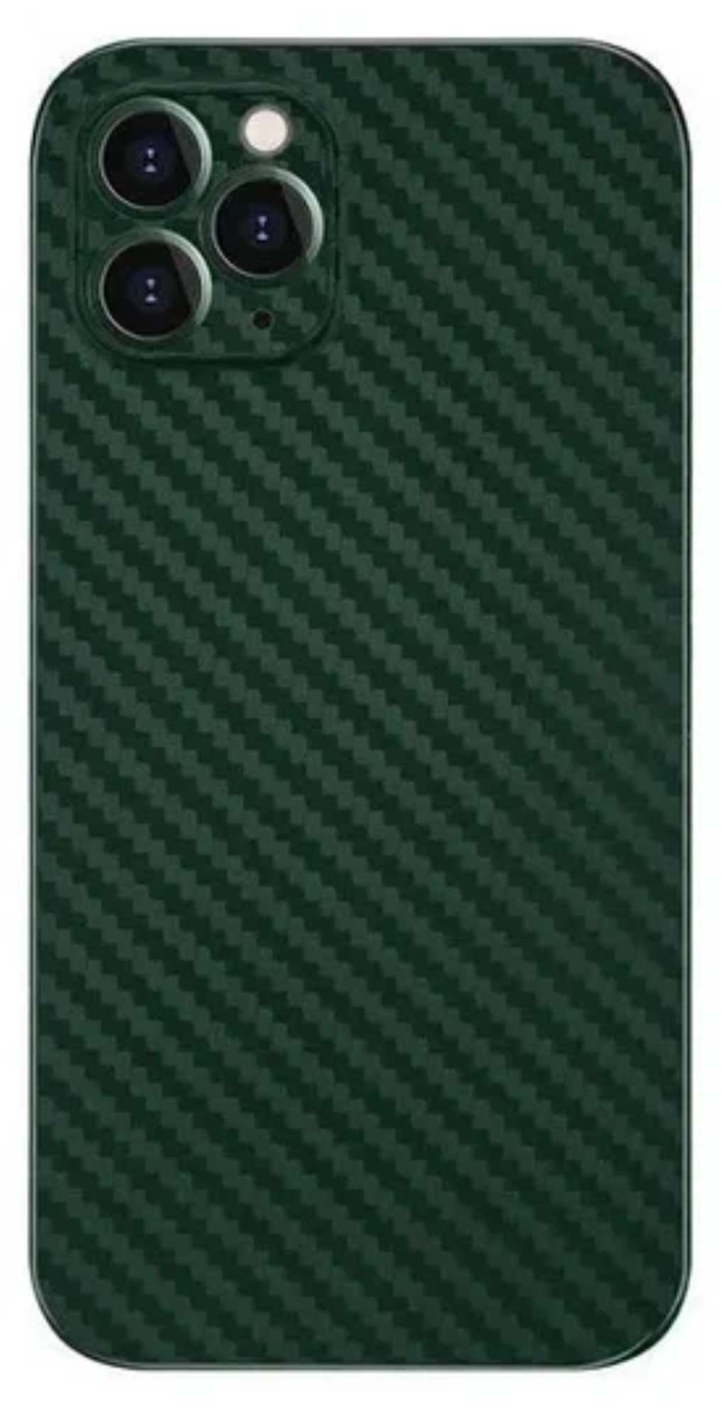 Чехол K-DOO Air Карбон для iPhone 13 Pro, Зеленый