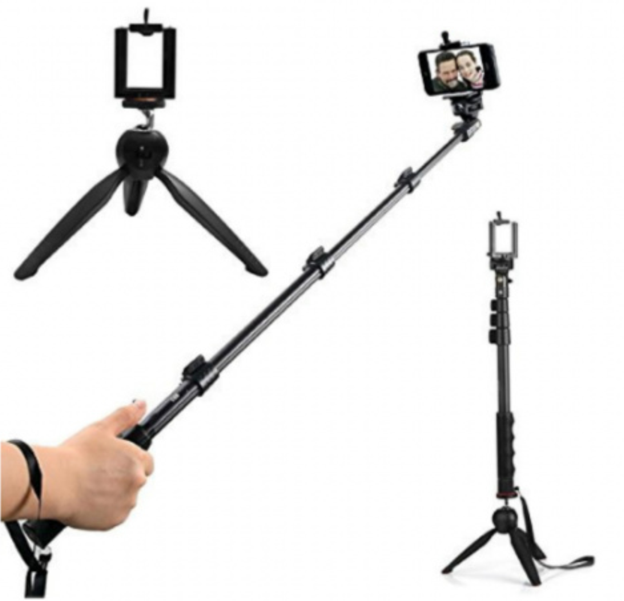 Монопод беспроводной YUNTENG YF-1288 1250mm черный в Краснодаре