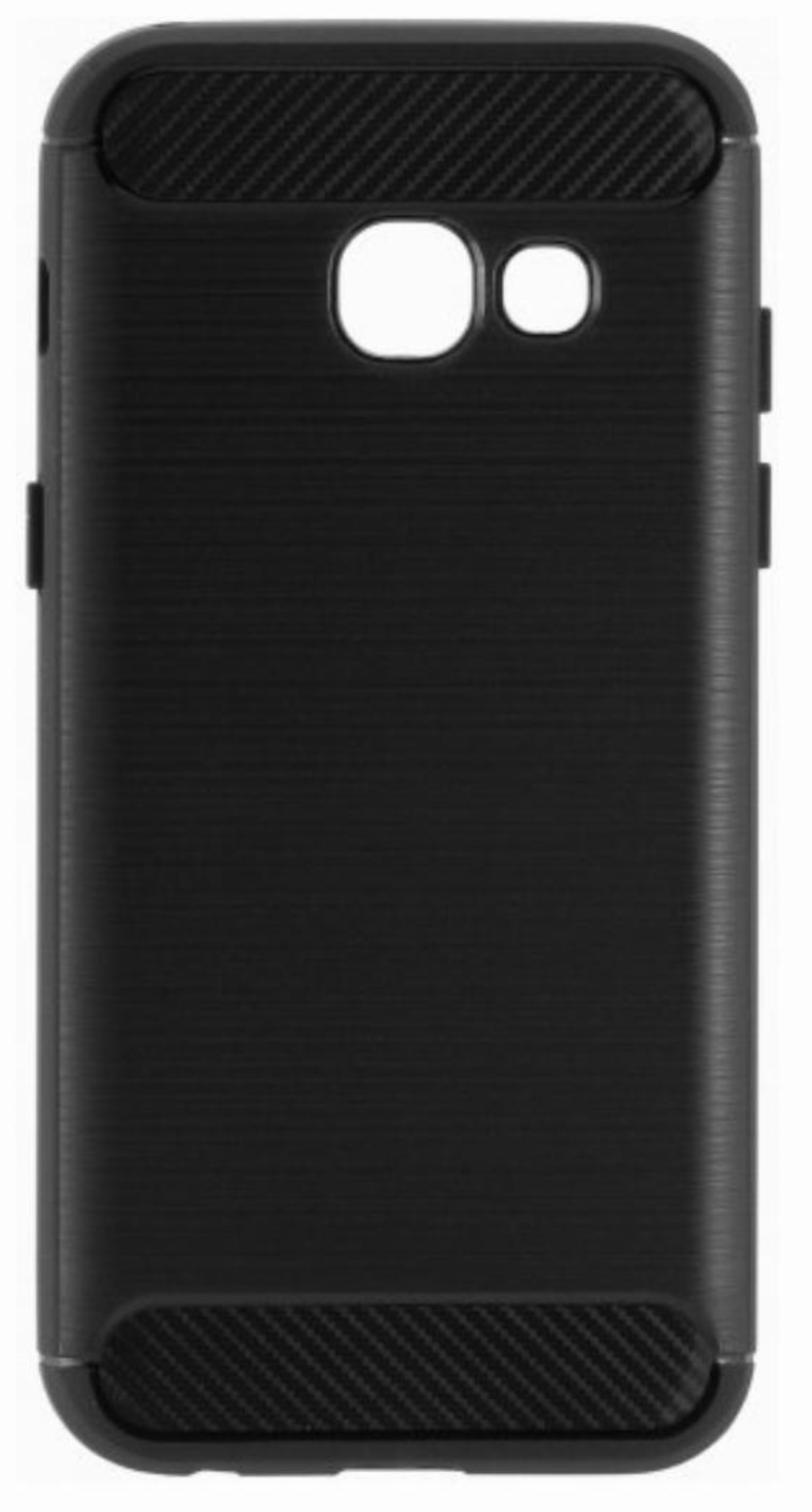 Чехол полиуретановый для Samsung A3 2017, Черный-матовый