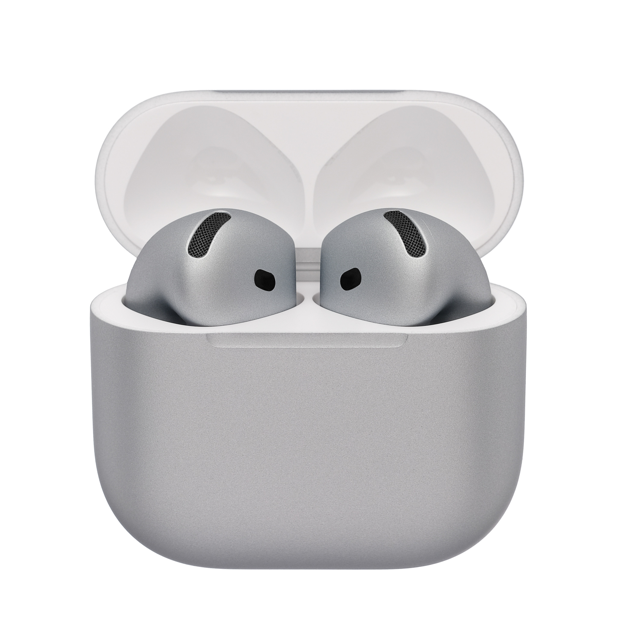 Apple AirPods 4 с шумоподавлением, Матовый, Серебристый, MXP93 Apple AirPods 4 с шумоподавлением, Матовый, Серебристый, MXP93