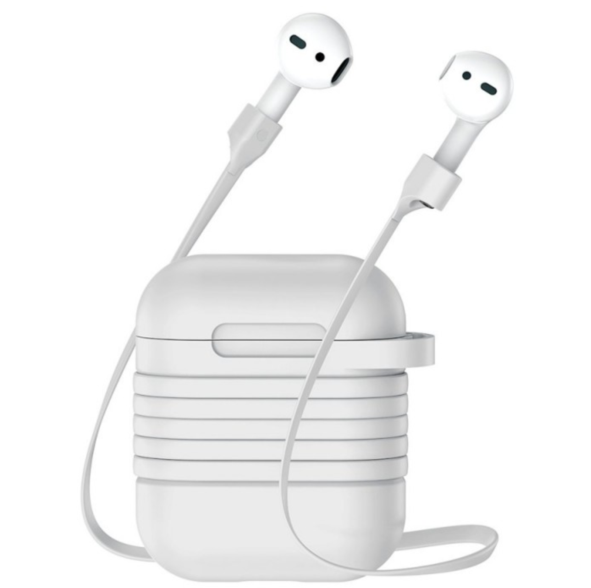 Чехол и шнурок Baseus для AirPods, Белый