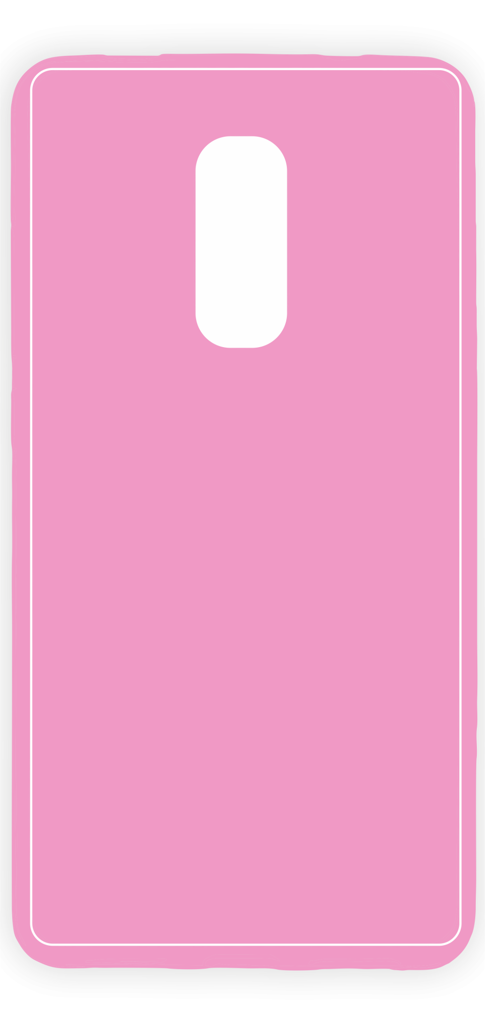 Чехол полиуретановый для Xiaomi Redmi 4, Розовый-матовый