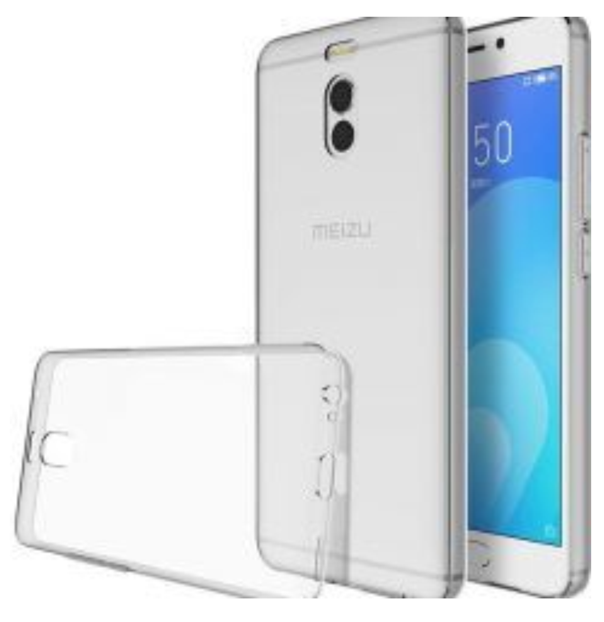 Чехол Силиконовый для Meizu U10, Прозрачный