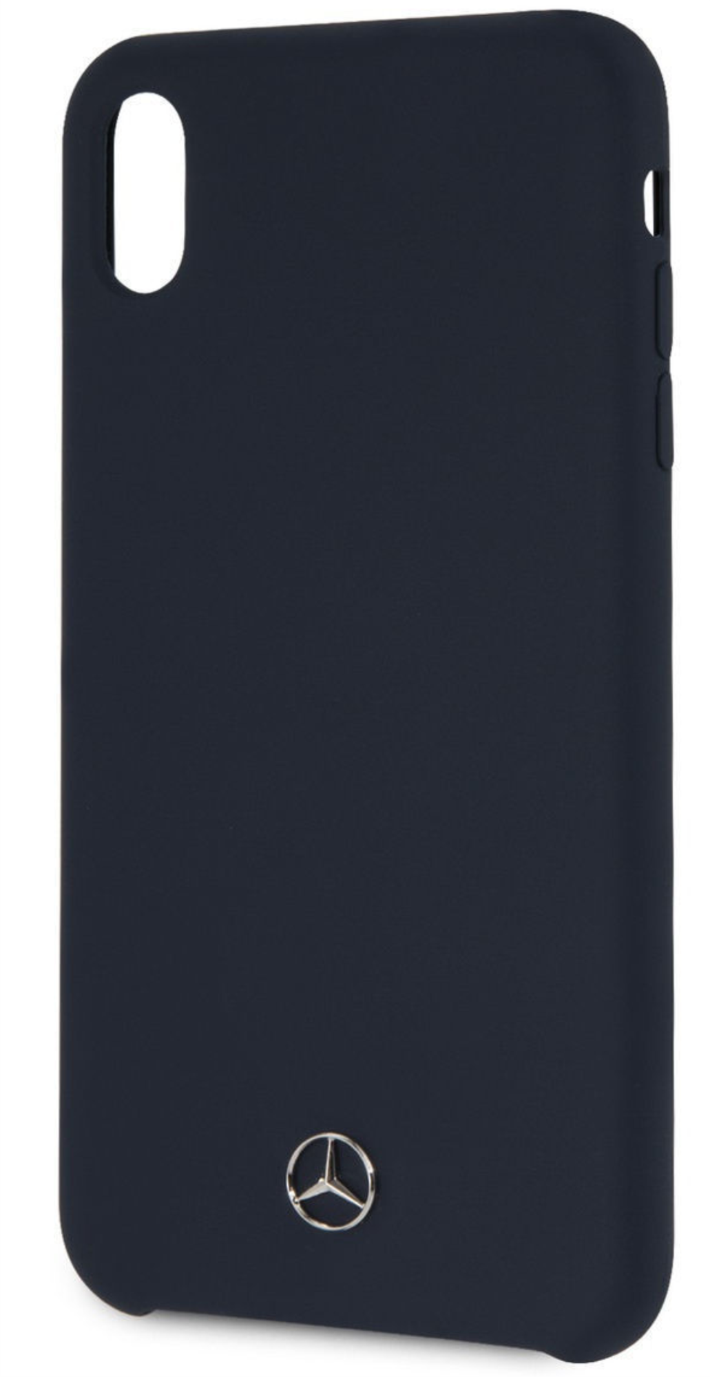 Чехол Mercedes для iPhone XS Max, Силиконовая линия, Синий