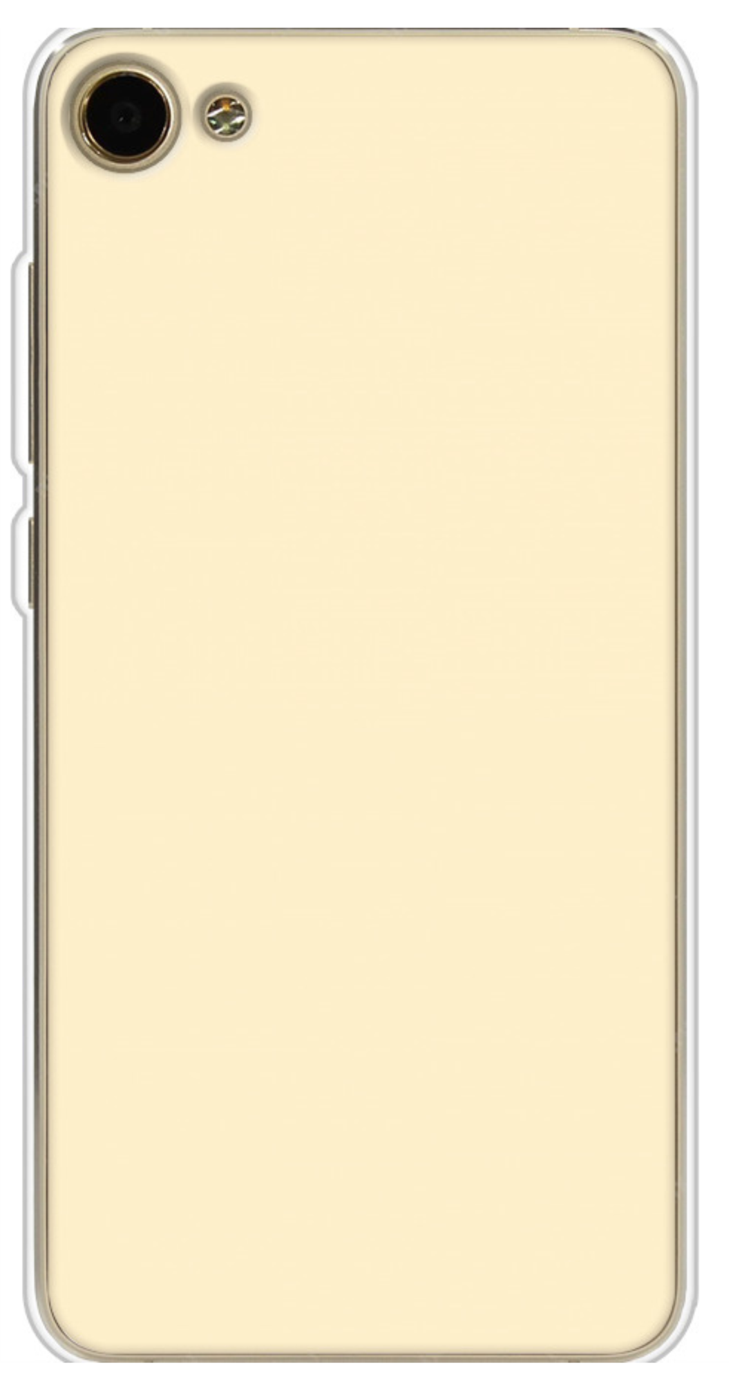 Чехол Силиконовый для Meizu U10, Золотой, Матовый