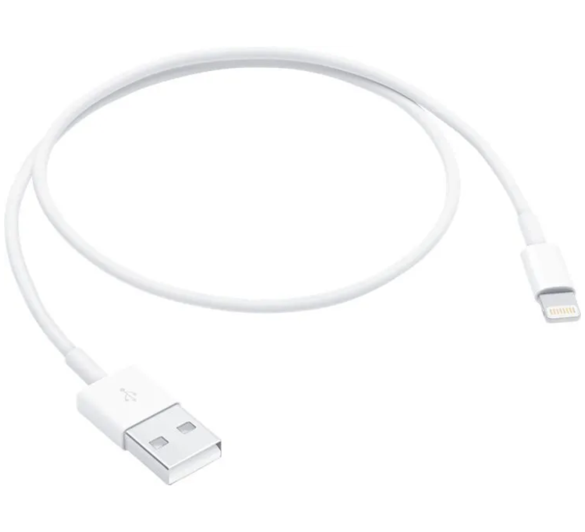 Apple USB-A -> Lightning 0.5м, Белый