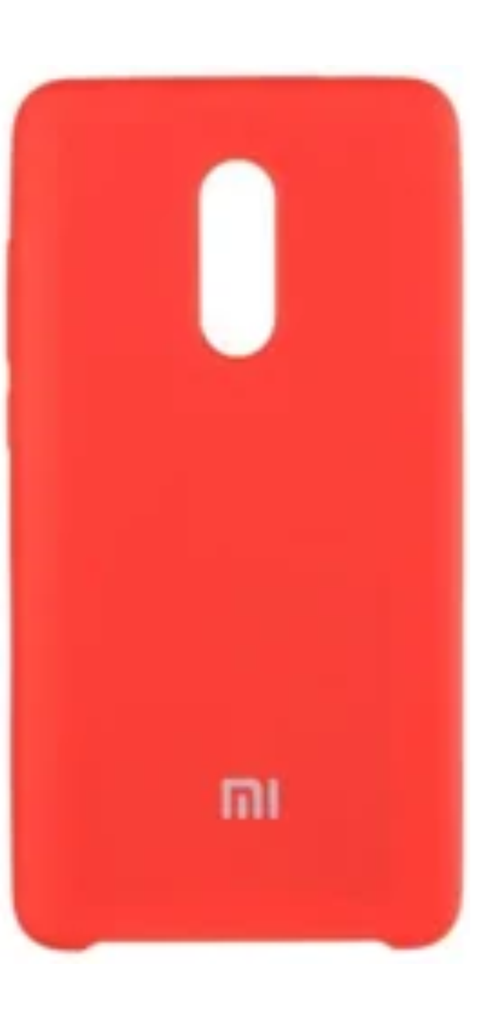 Силиконовый чехол для Xiaomi Redmi 4 Красный, Матовый