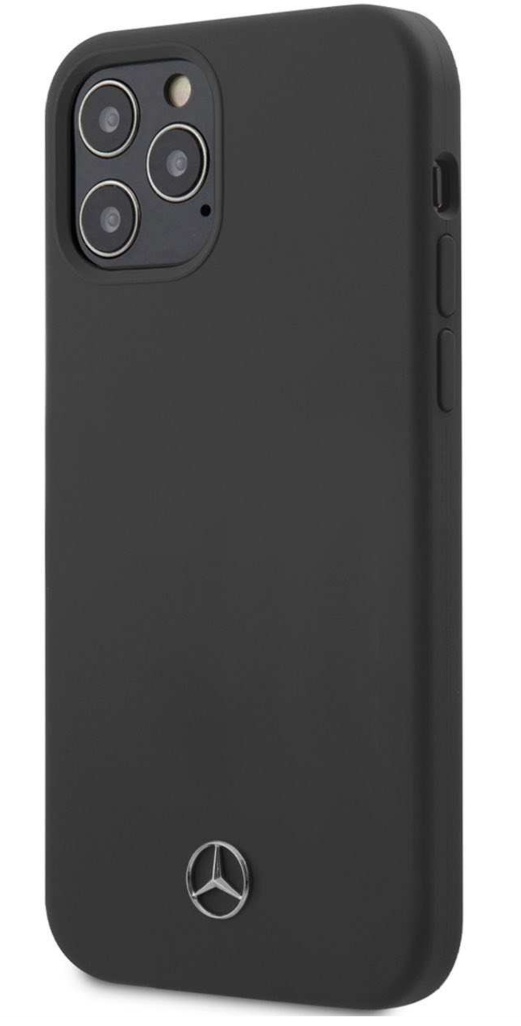 Чехол Mercedes для iPhone 12/12 Pro, Силикон, Серый